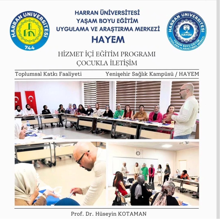 Ana Okulu, Kreş ve Gündüz Bakımevi Hizmet İçi Eğitim Programı